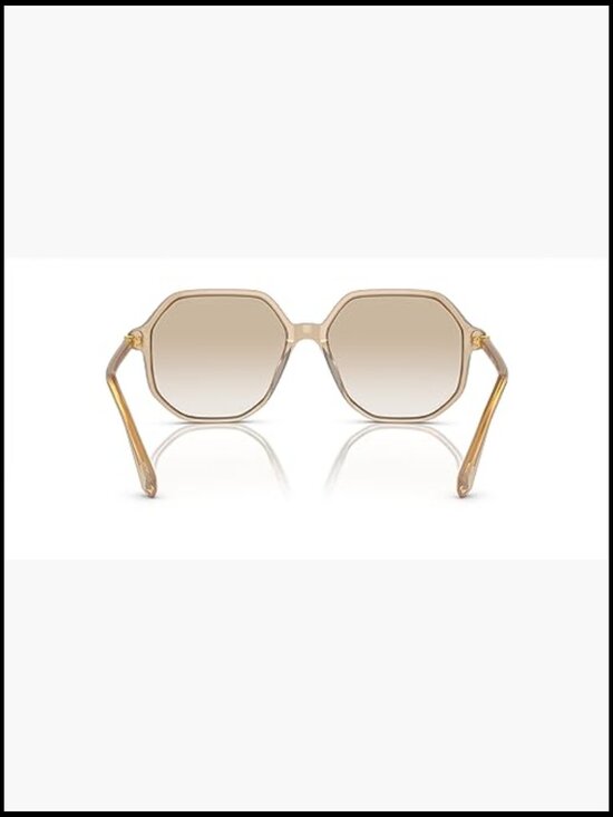 Octagonal Sunglasses with Full Cut Crystal Hinges
